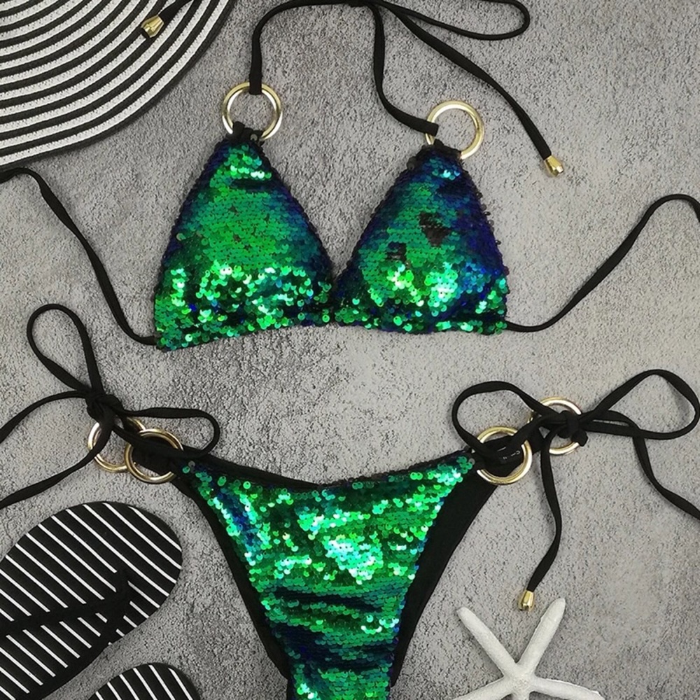 Shiny bikini
